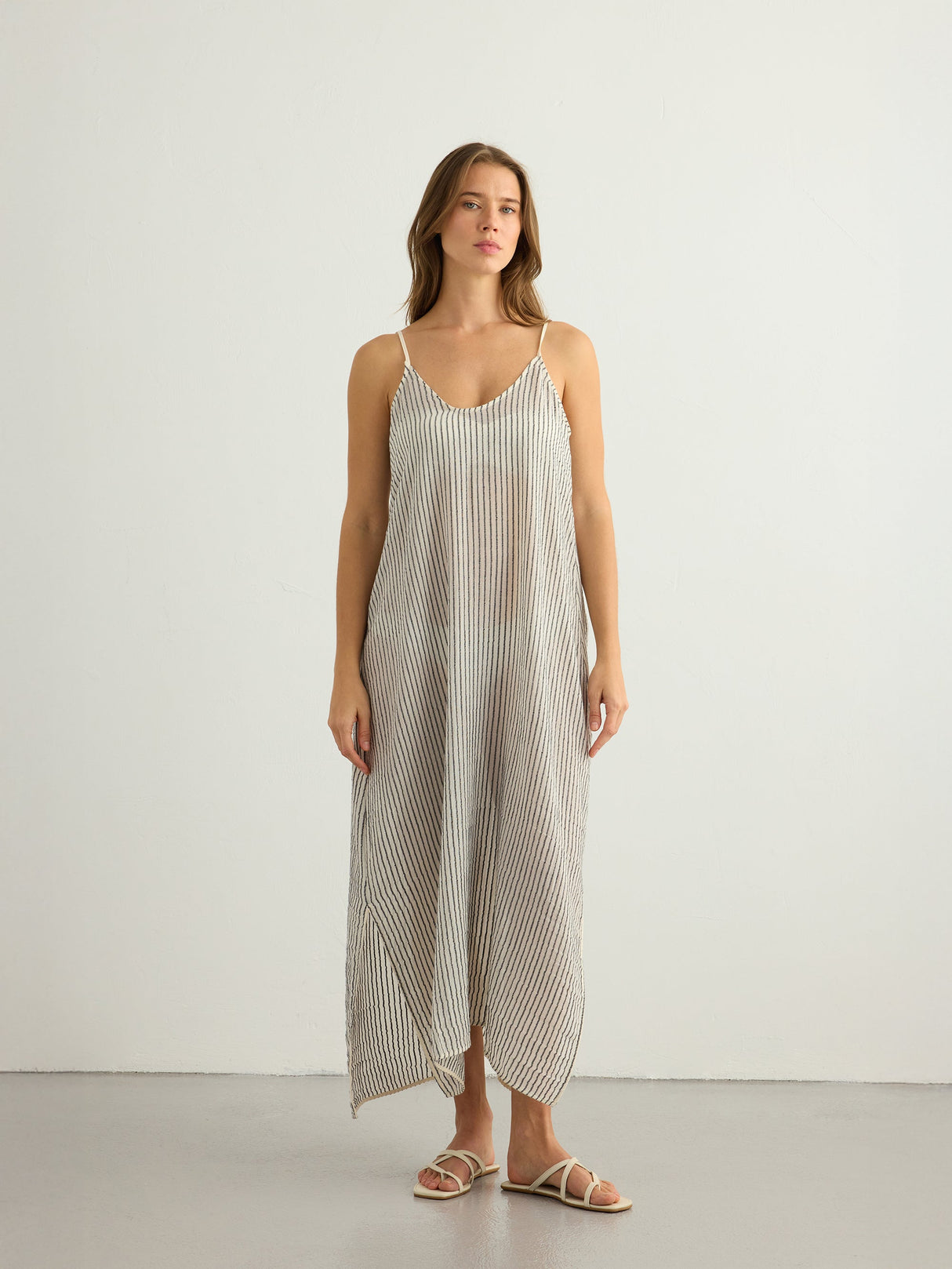 Yaz Dress - Black Stripes - Sumiye Co