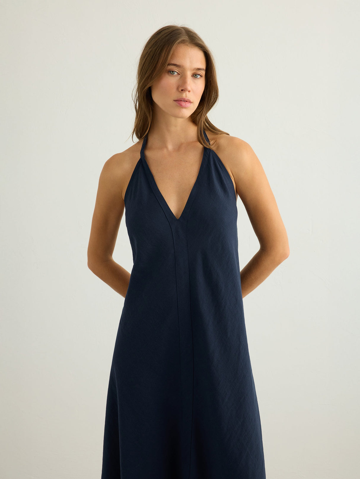 Zoe Maxi Dress - Navy - Sumiye Co