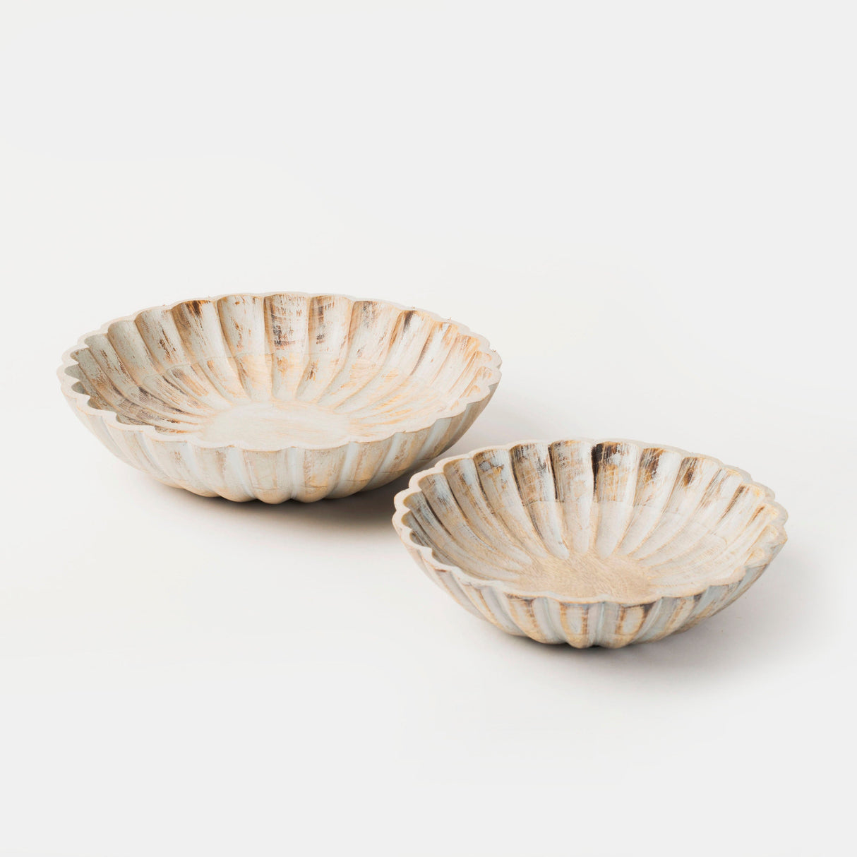 Scallop Serenity Bowls - Greywash - Sumiye Co