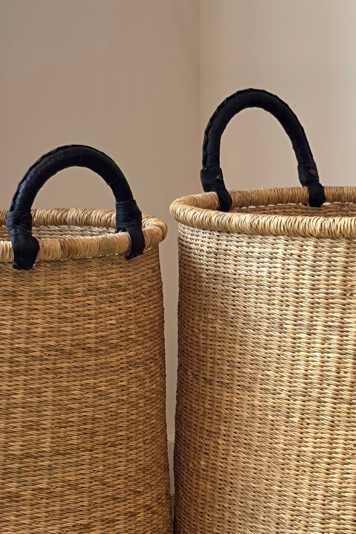 Handwoven Hamper - Natural - Large - Sumiye Co