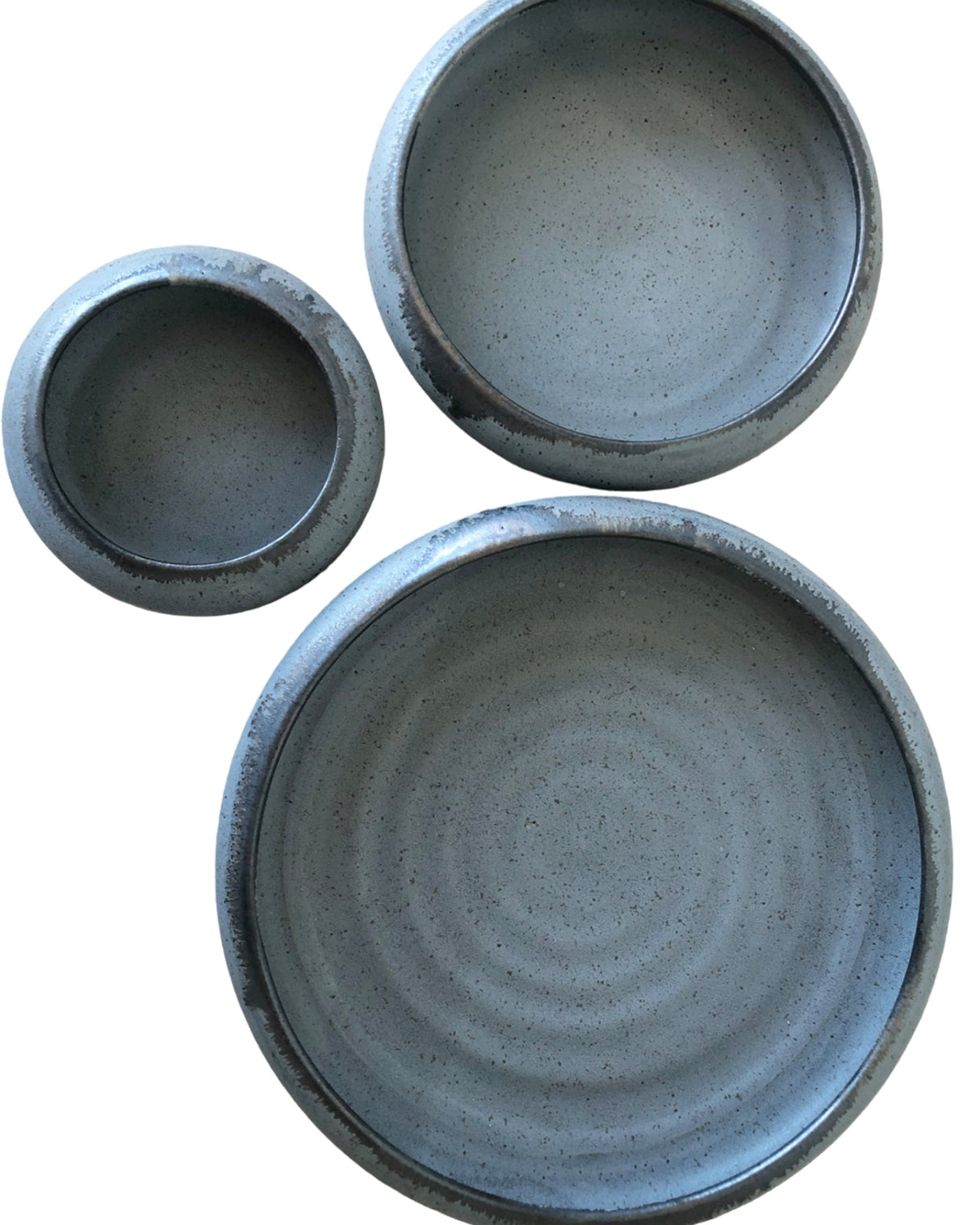 Luna Crescent Plates | Farmhouse Style Stoneware Clay - Sumiye Co