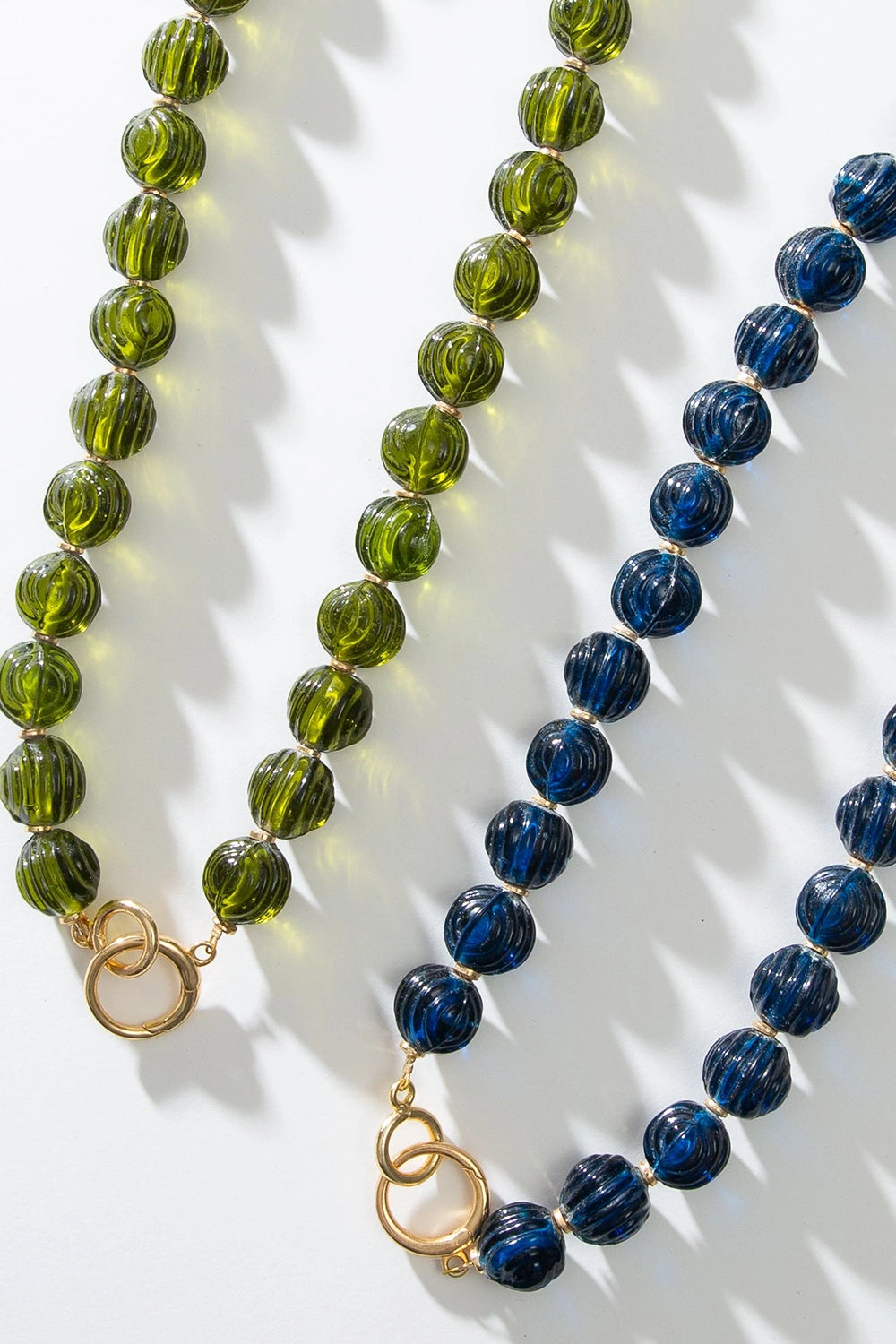 Lucid Glass Necklace - Cerulean