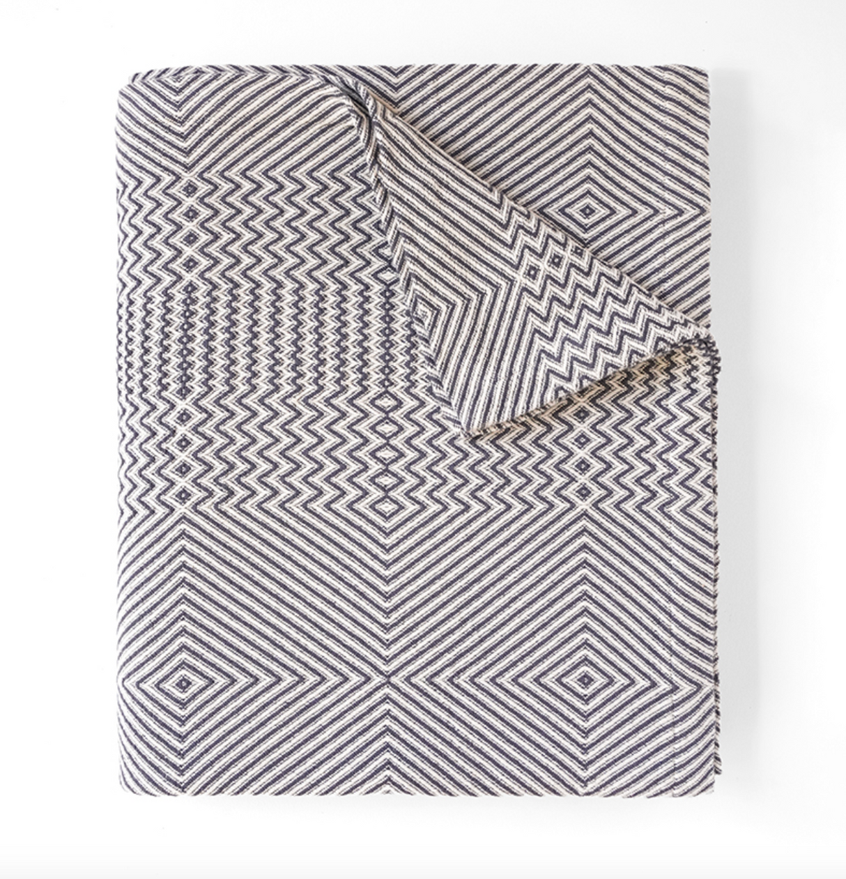 Whalebone Cotton Throw - Graphite