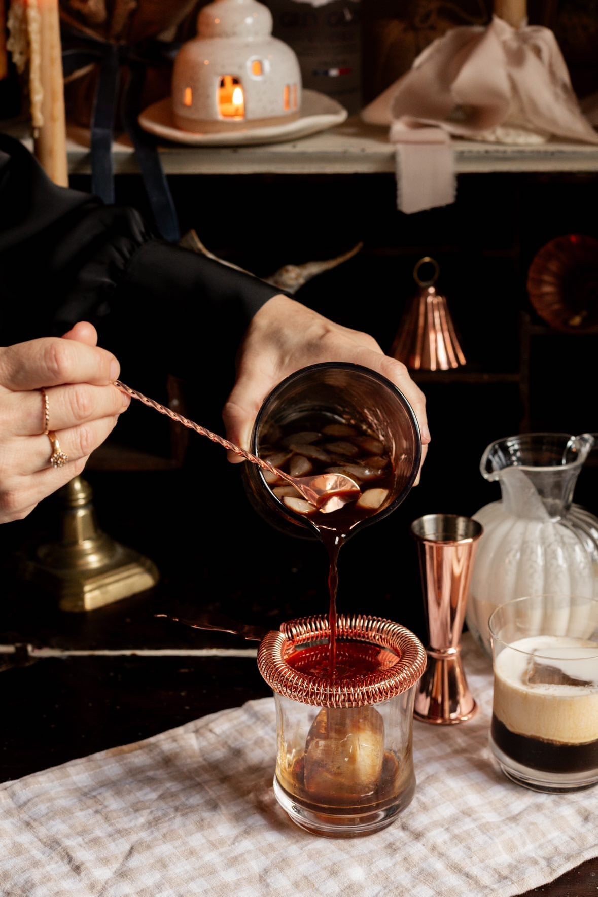 Copper & Glass Barware Set | Vintage Inspired - Sumiye Co