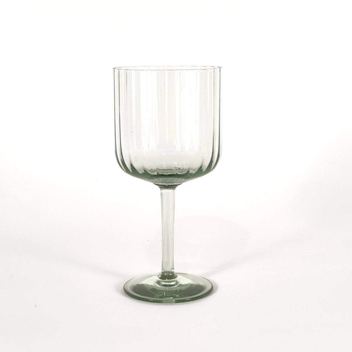 Retro Optic Wine Glass - Sumiye Co