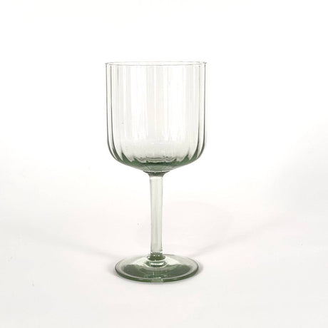 Retro Optic Wine Glass - Sumiye Co