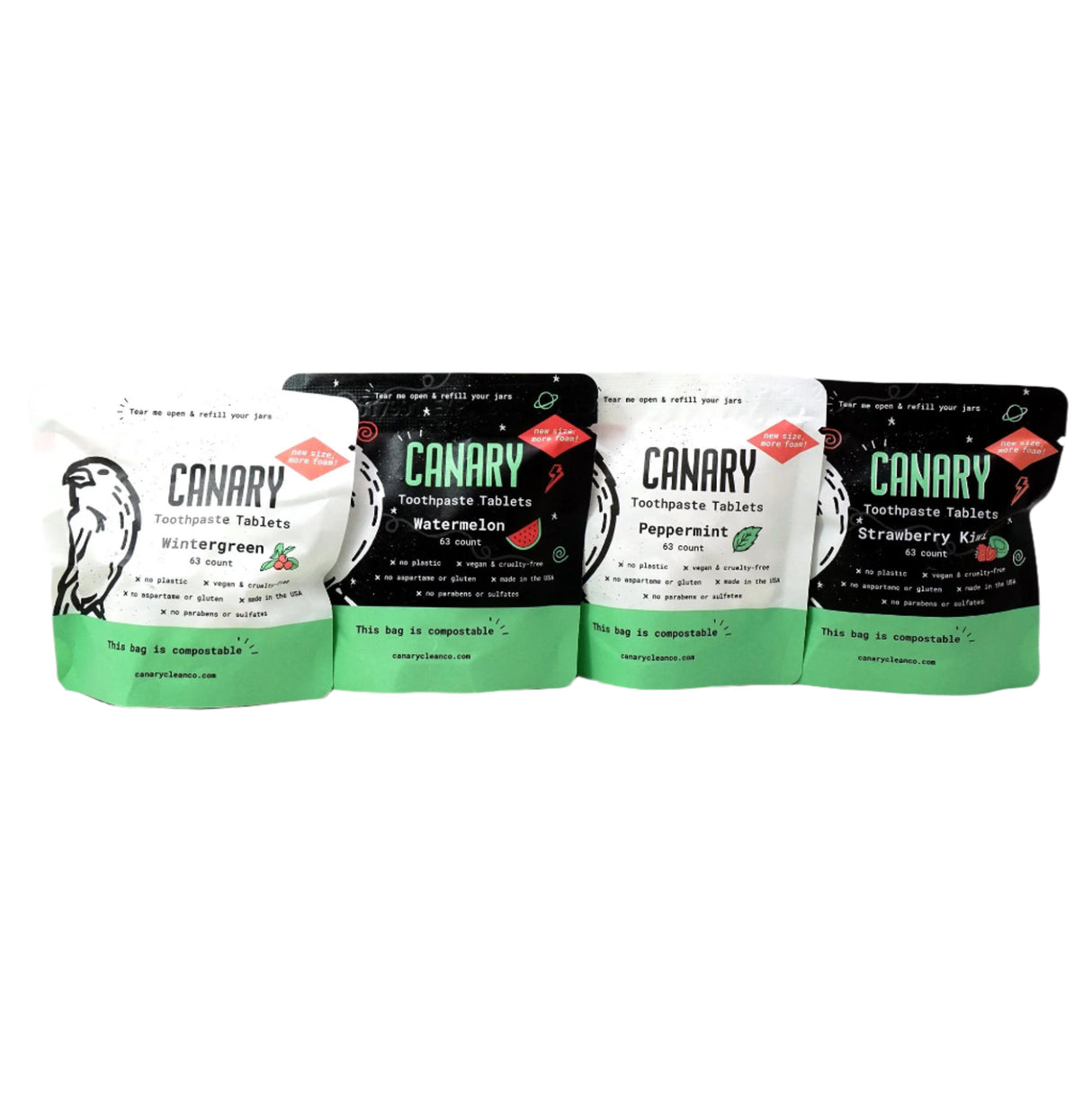 Toothpaste Tablets Bundle (4 Flavors) - Sumiye Co