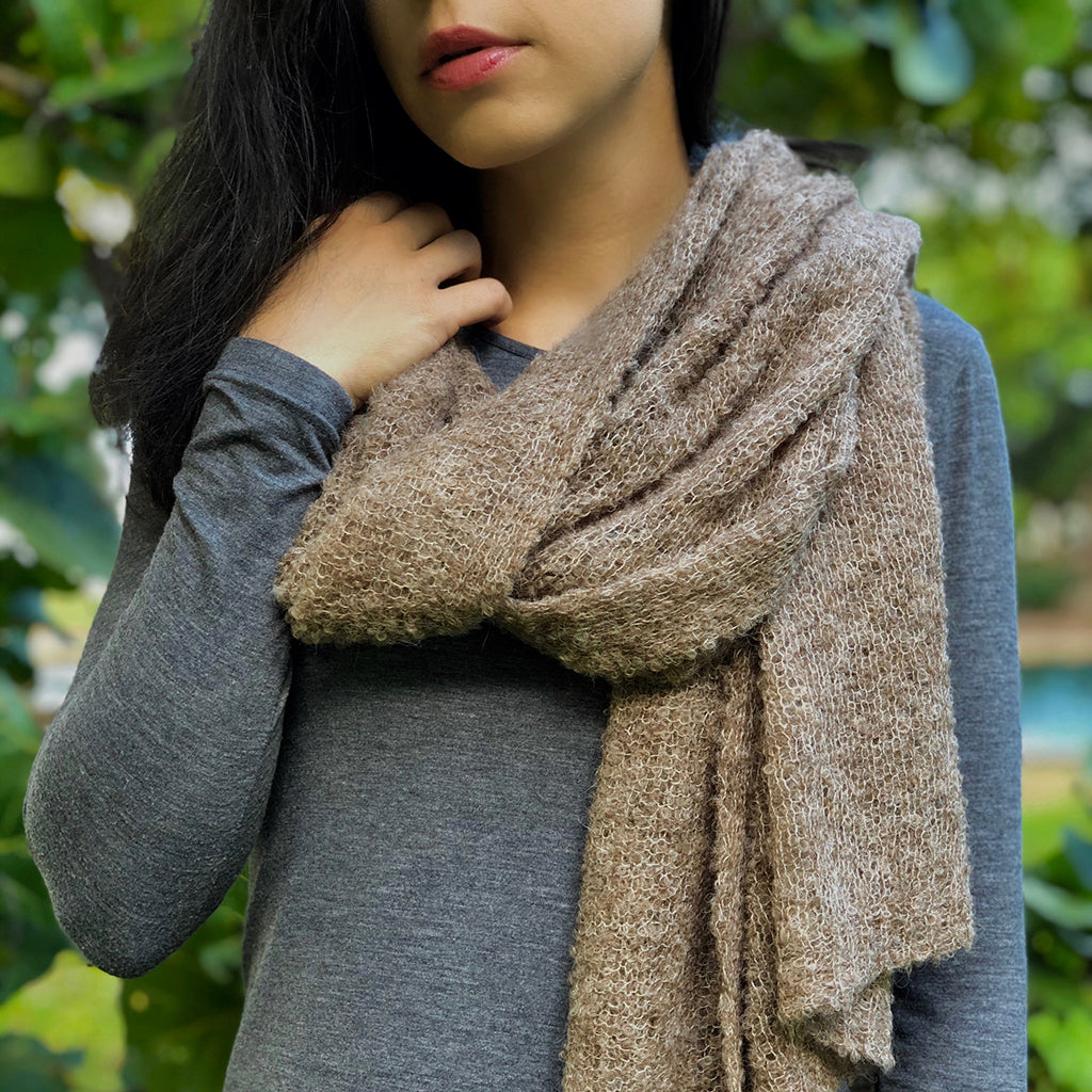 Autumn Ultra Plush Alpaca Scarf by SLATE + SALT - Sumiye Co