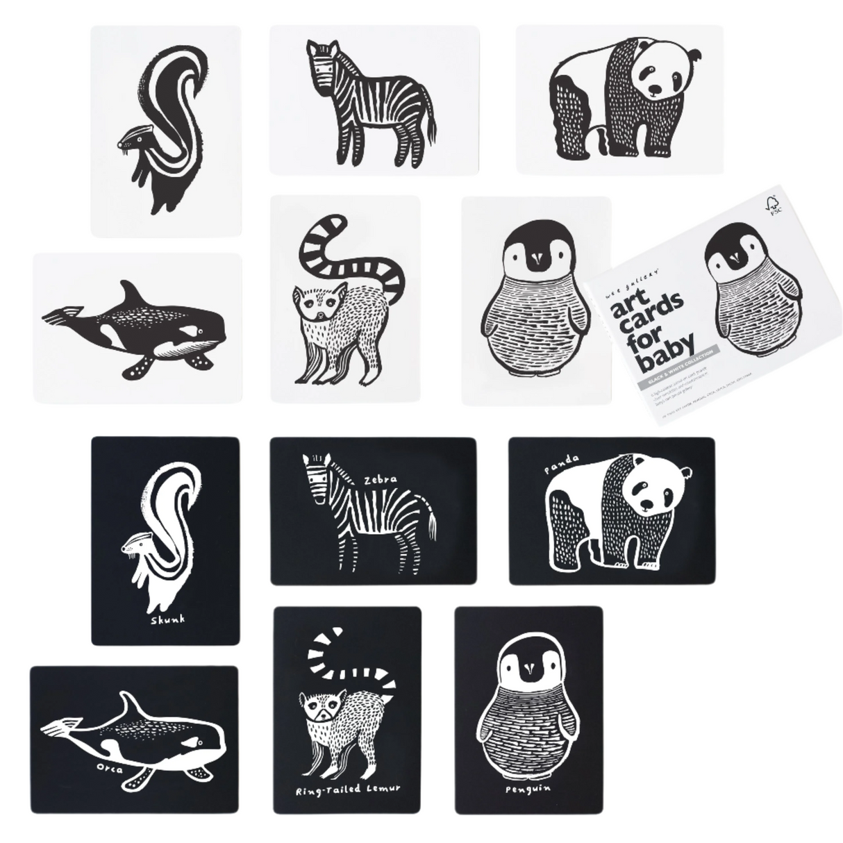 Art Cards for Baby - Black and White Collection - Sumiye Co