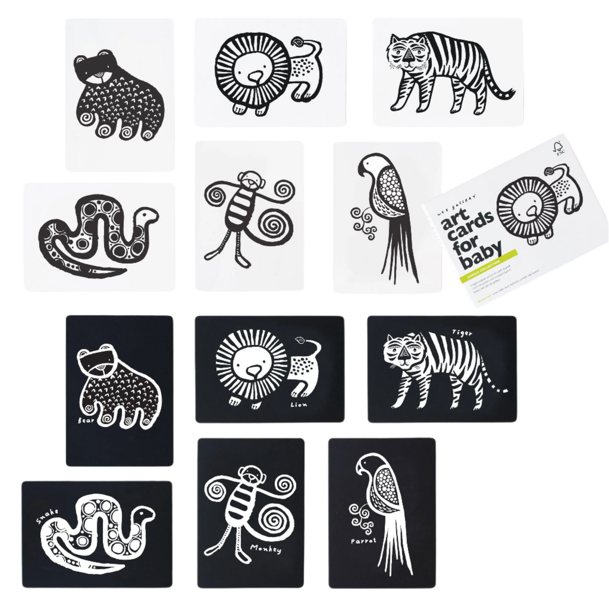 Art Cards for Baby - Jungle Collection - Sumiye Co