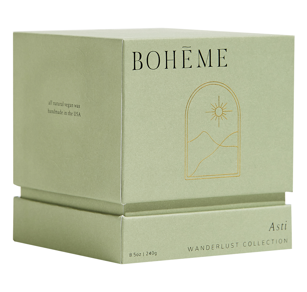 Asti Scented Candle by Boheme Fragrances