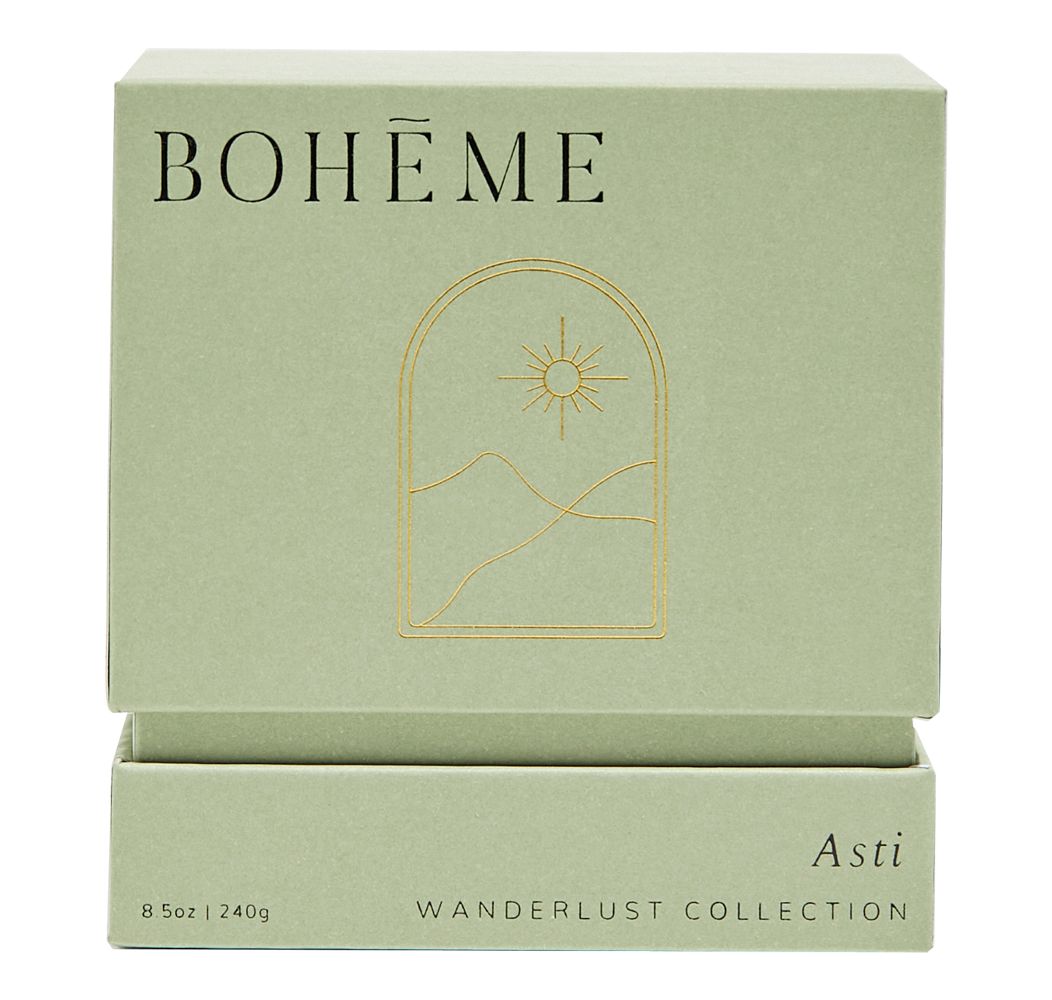 Asti Scented Candle by Boheme Fragrances