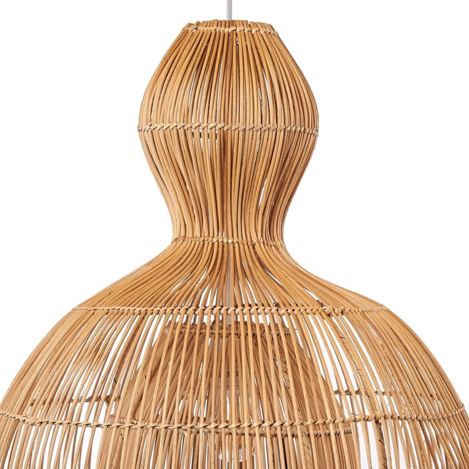 Aura Rattan Ceiling Pendant Light - Sumiye Co