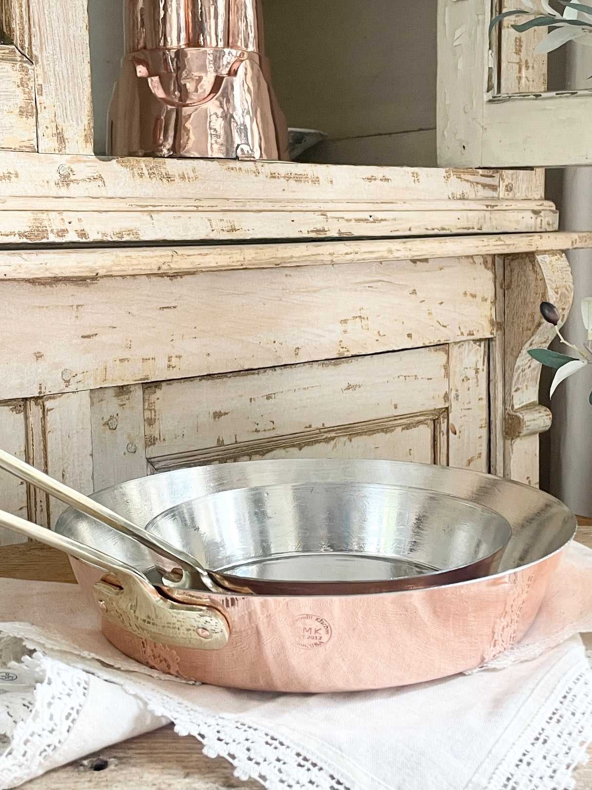 Copper Fry Pan | Vintage Inspired - Sumiye Co