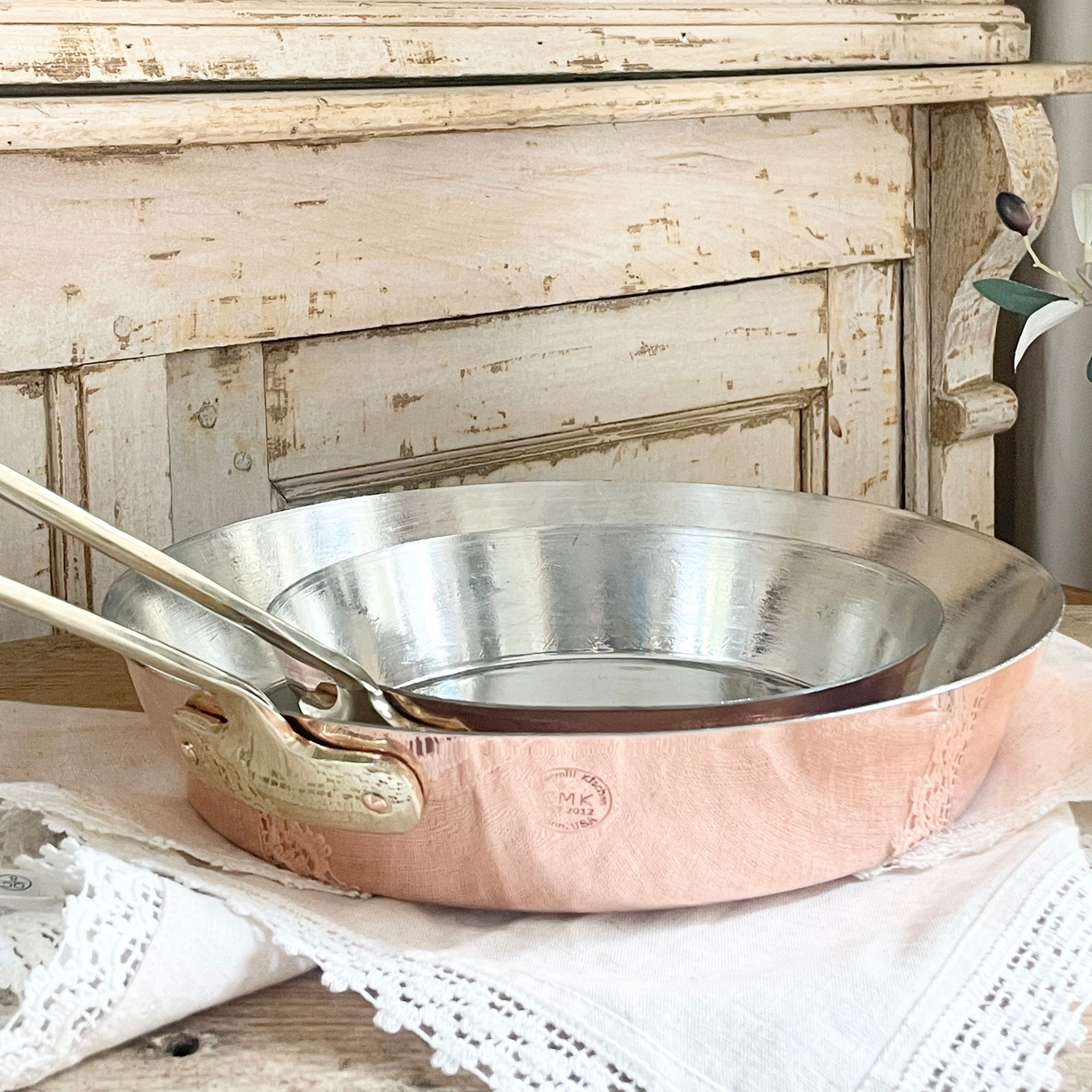Copper Fry Pan | Vintage Inspired - Sumiye Co