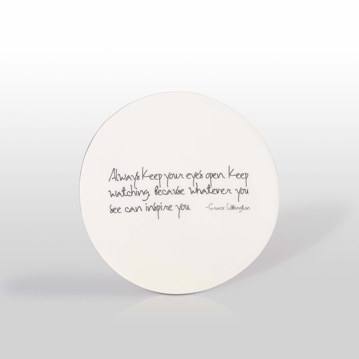 Platter with Quote | Grace Coddington: "Whatever You See Can Inspire You”