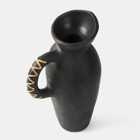 Longpi Black Clay Vase - Sumiye Co