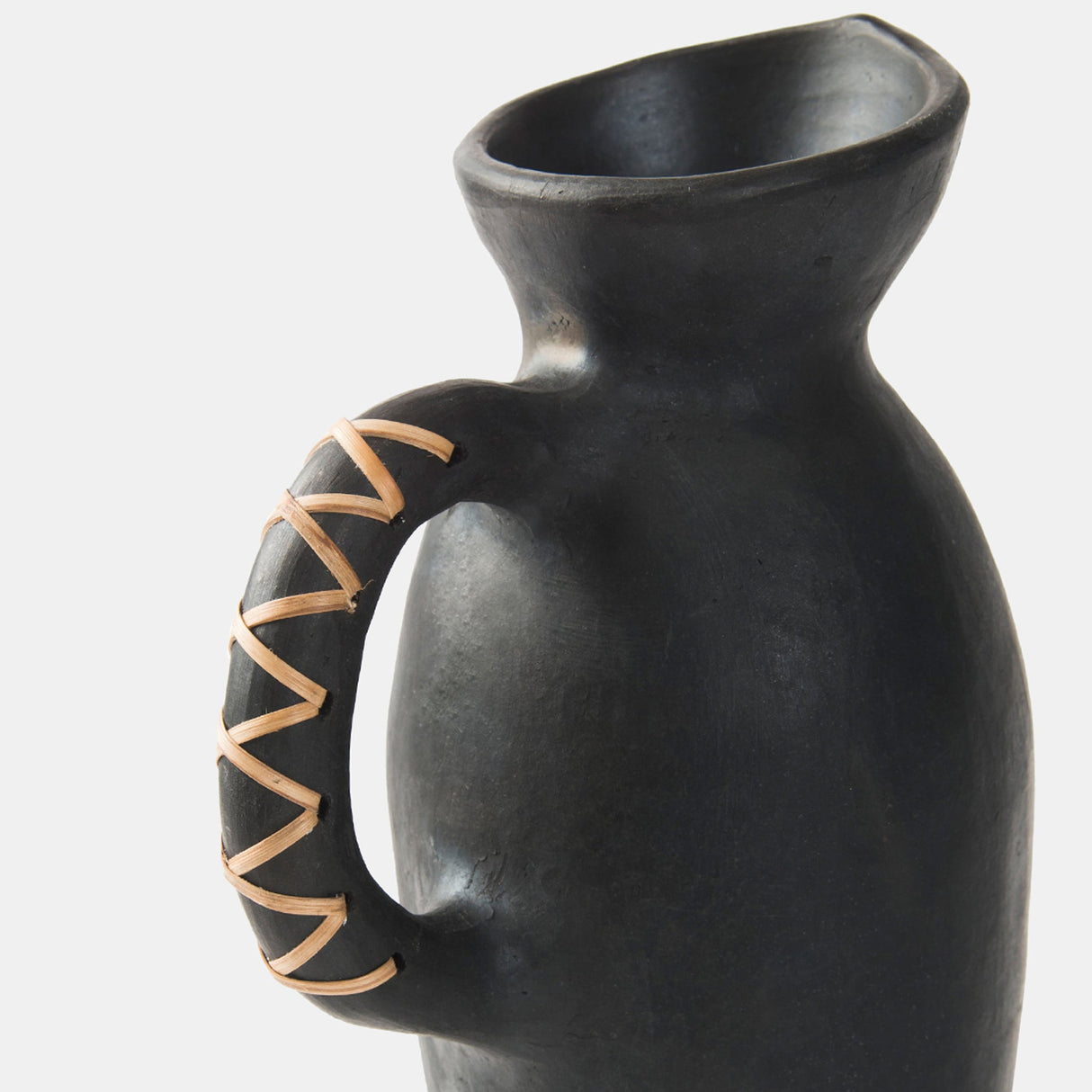 Longpi Black Clay Vase - Sumiye Co