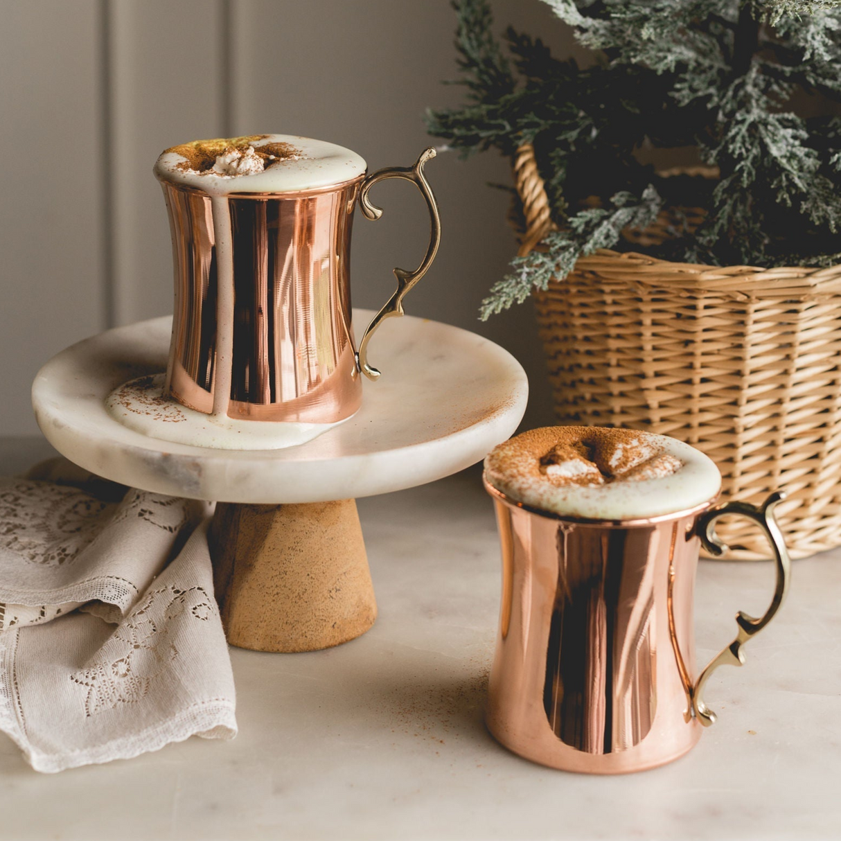 Copper Cocktail Mugs (Set of 4) | Vintage Inspired - Sumiye Co