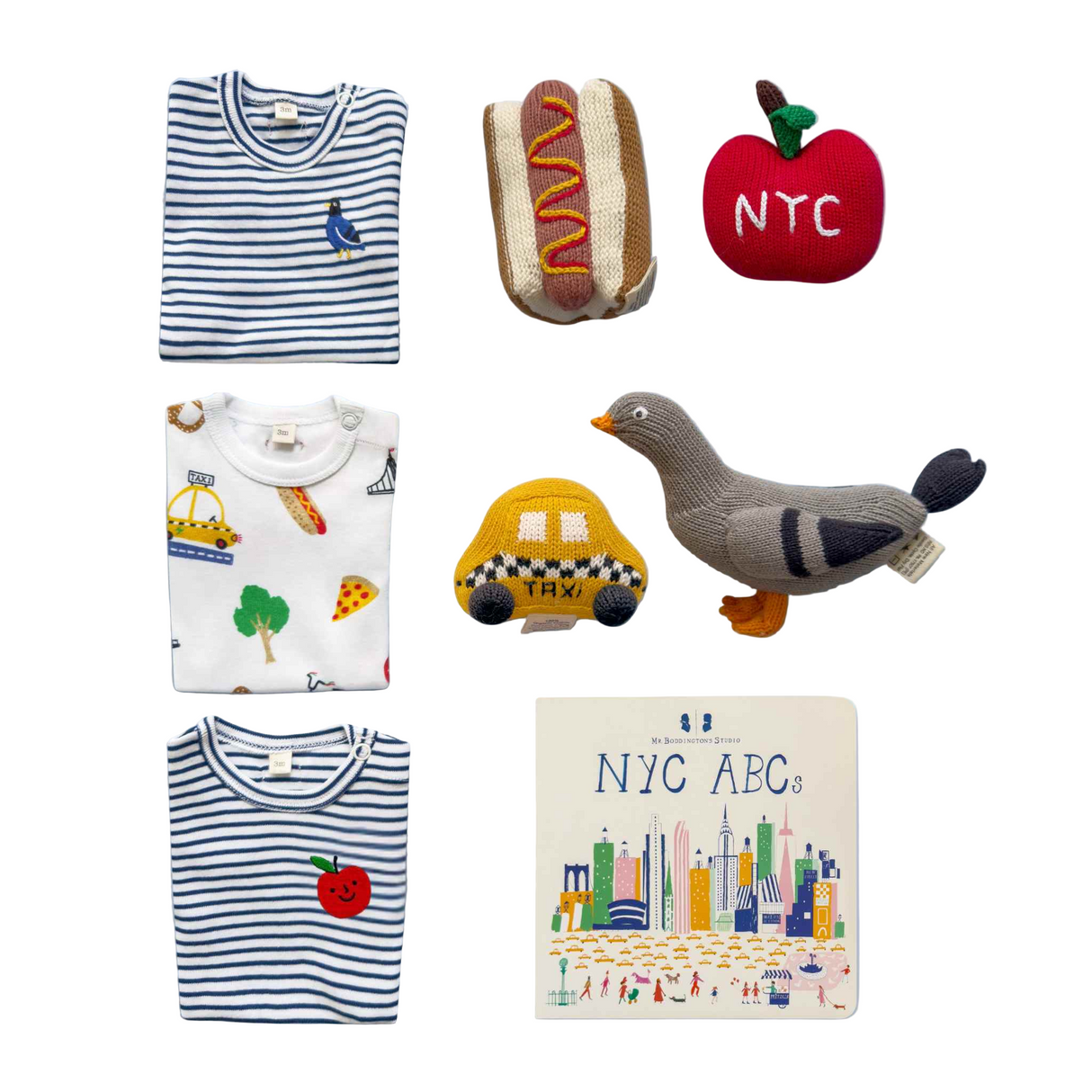 NYC Embroidered Baby Gift Set - Sumiye Co