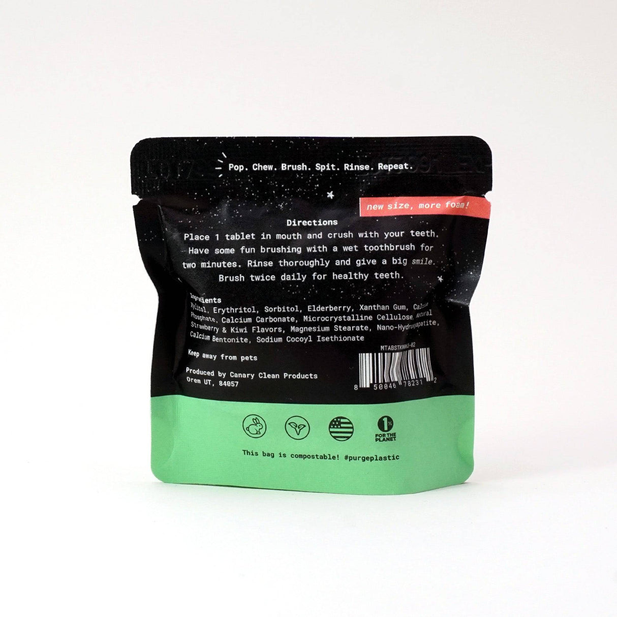 Strawberry + Kiwi Toothpaste Tablets - Sumiye Co