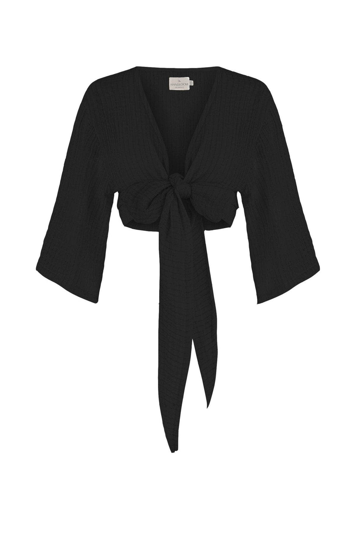 Bali Wrap Top - Black - Sumiye Co