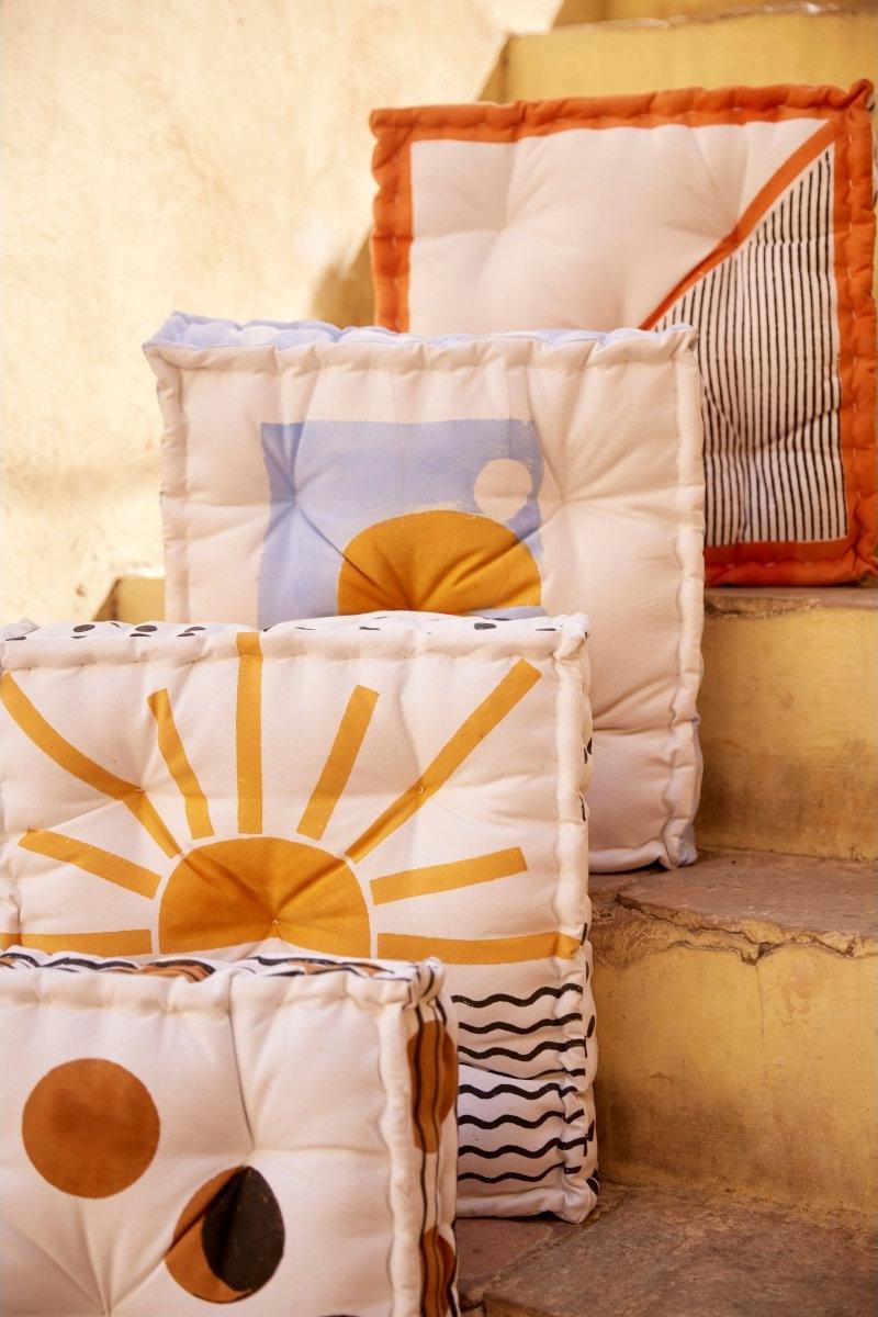 Bauhaus Floor Cushion (Reverse) - Sumiye Co