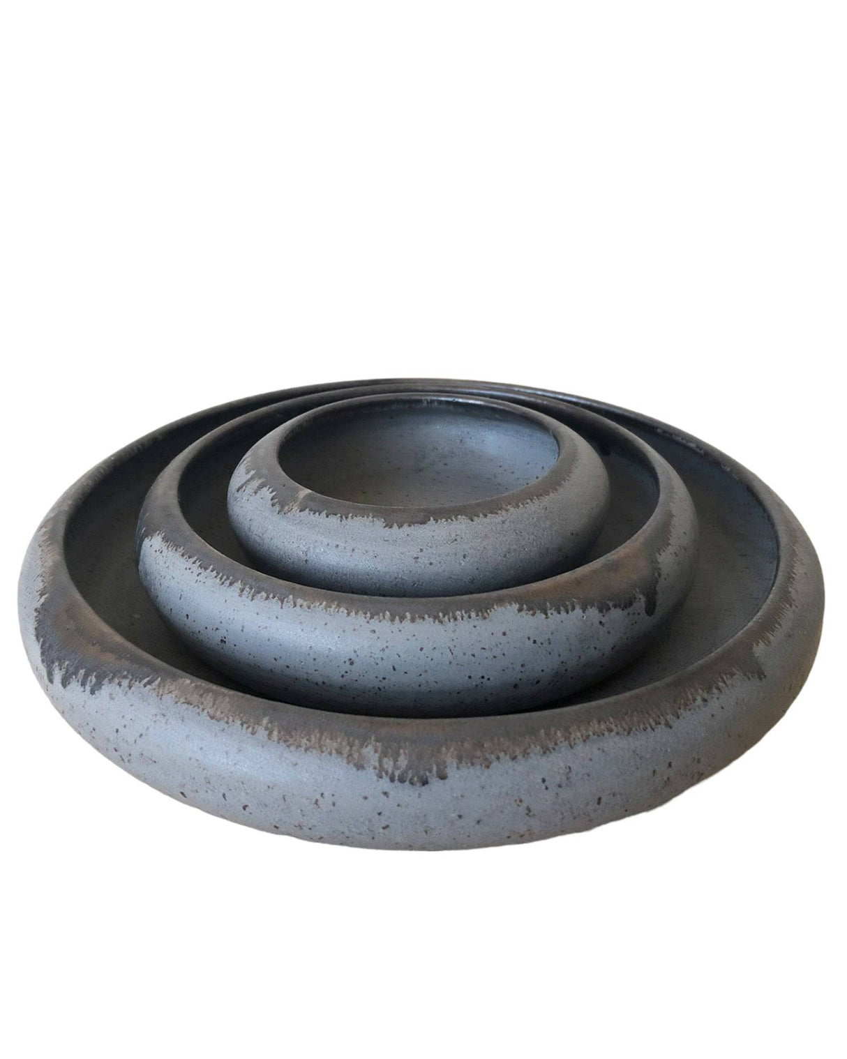 Luna Crescent Plates | Farmhouse Style Stoneware Clay - Sumiye Co