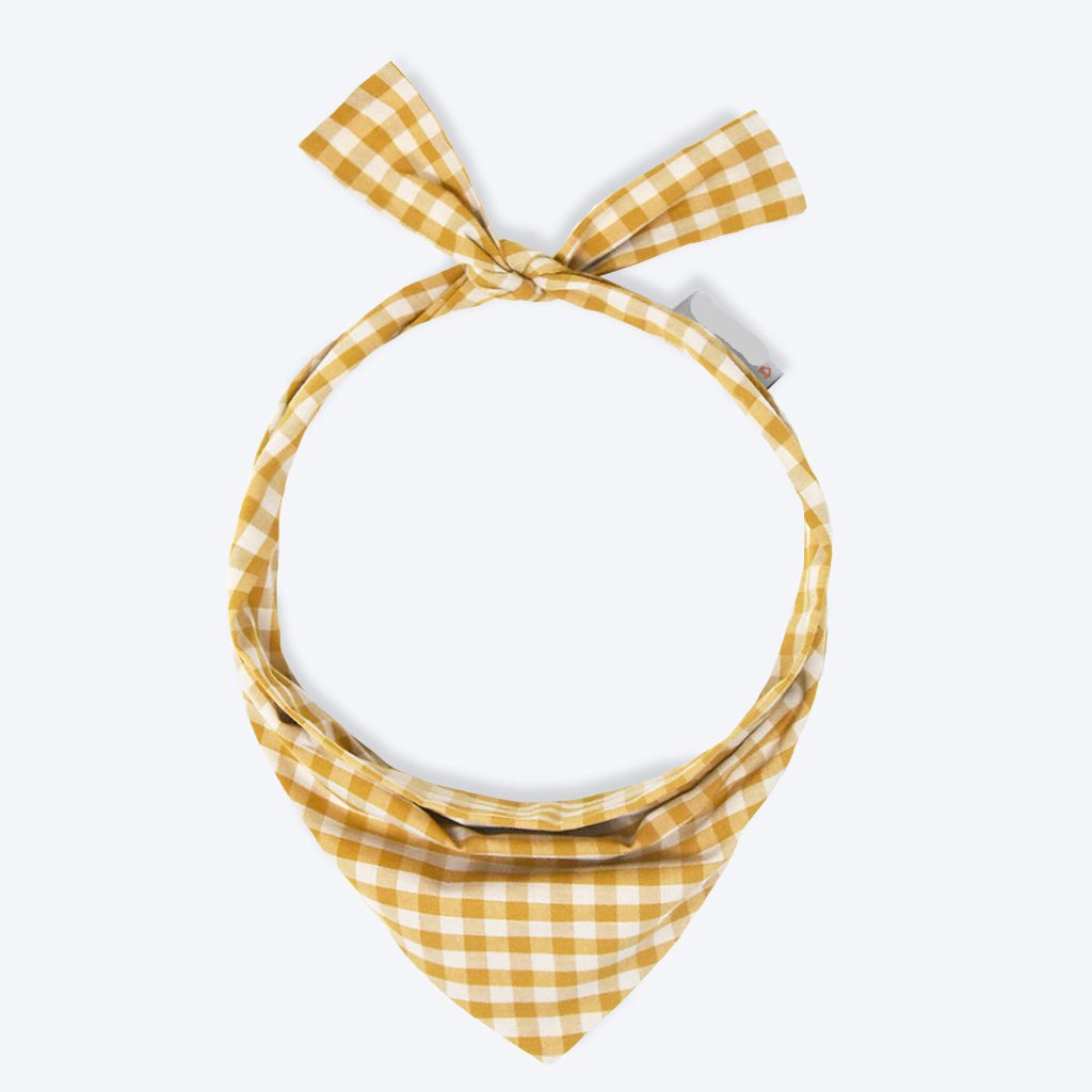 Pet Gingham Bandana - Sumiye Co
