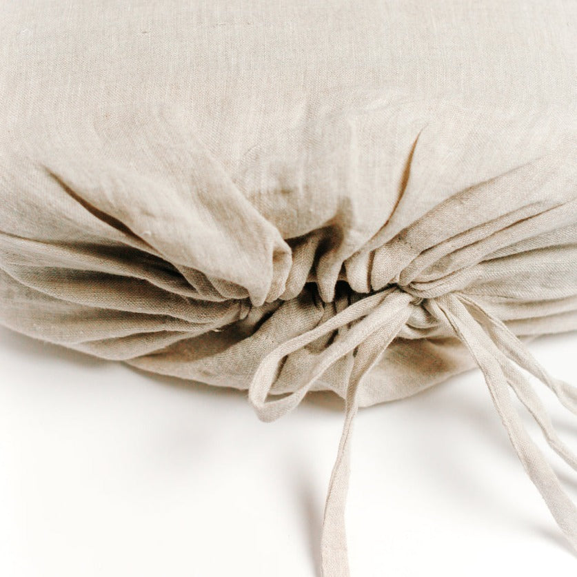 Linen Duvet Cover Set - Natural Chambray - Sumiye Co