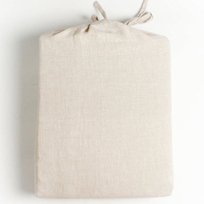 Linen Duvet Cover Set - Natural Chambray - Sumiye Co