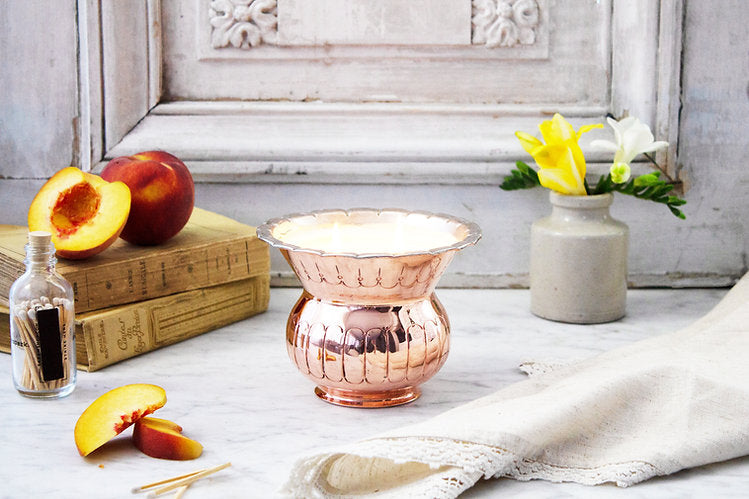 Copper Peach Sangria Candle | Vintage French Inspired - Sumiye Co