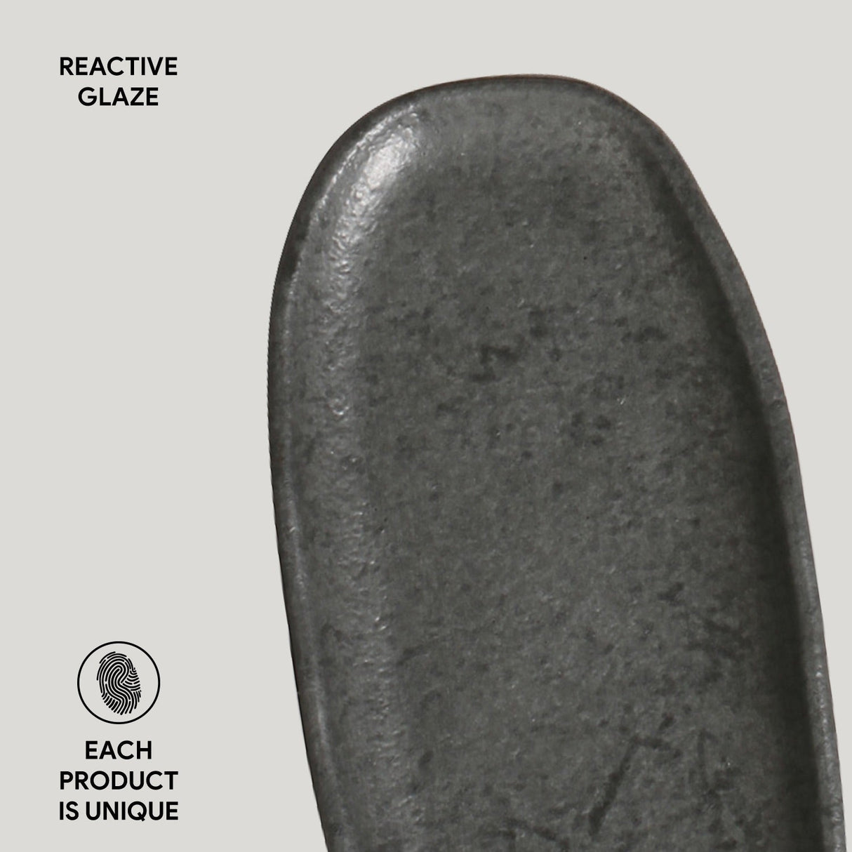 Shallow Organic Oval Platter Mini Set of 4