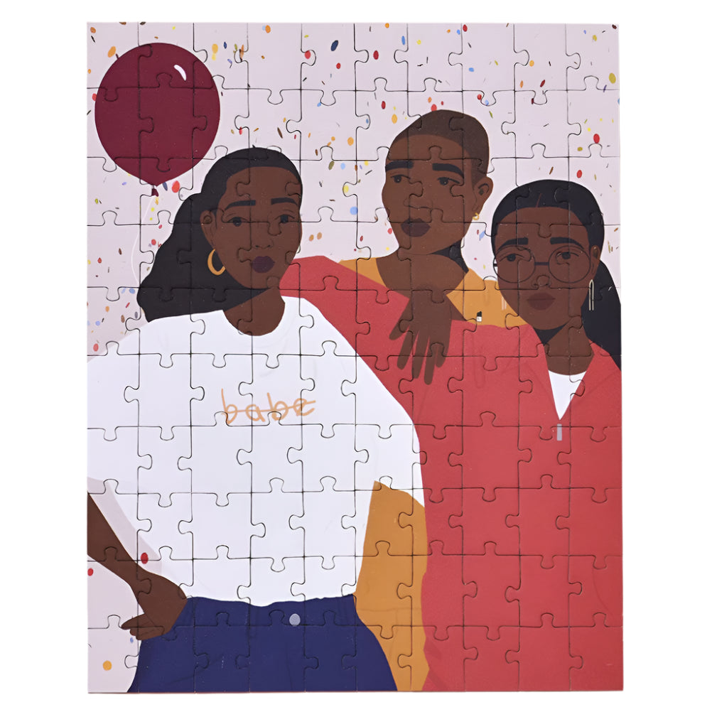Birthday Bash 100 Piece Puzzle | Artist Ojima Abalaka - Sumiye Co