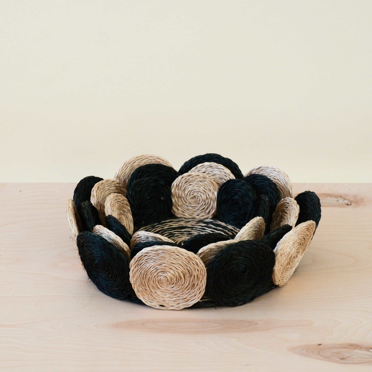 - Black and White Abaca Fruit Basket - Tabletop Basket, set of 3 | LIKHA - LIKHÂ