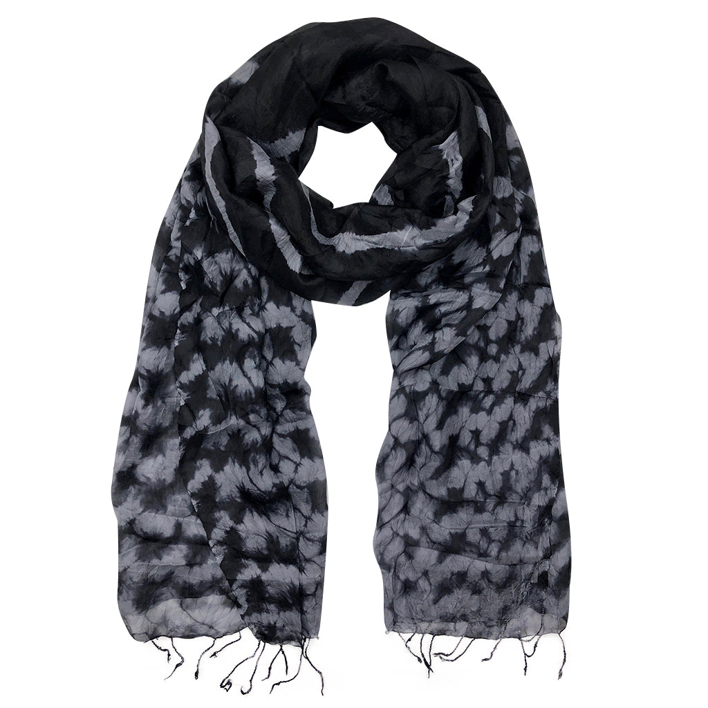Tie Dye Khmer Silk Scarf by SLATE + SALT - Sumiye Co