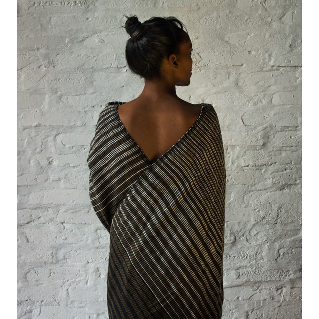 Ethiopia Handloom Wrap Scarf by SLATE + SALT - Sumiye Co