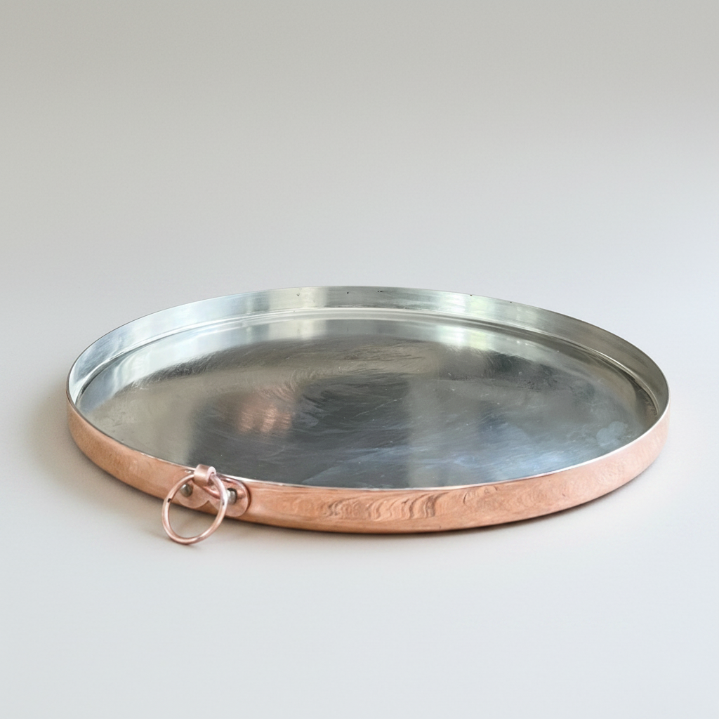 Copper Round Baking Tray (11” or 12”) | Vintage Inspired - Sumiye Co