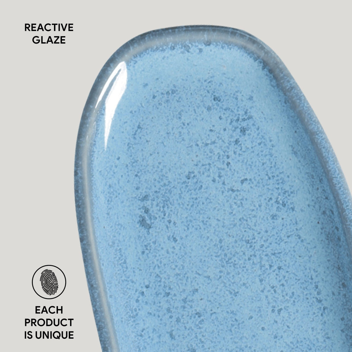 Shallow Organic Oval Platter Mini Set of 4