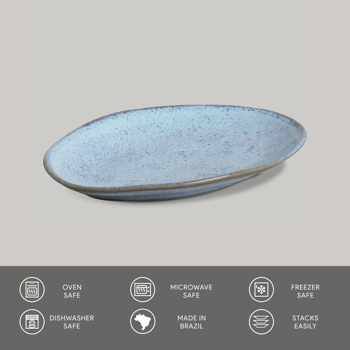 Oval Dessert Plate Set of 6