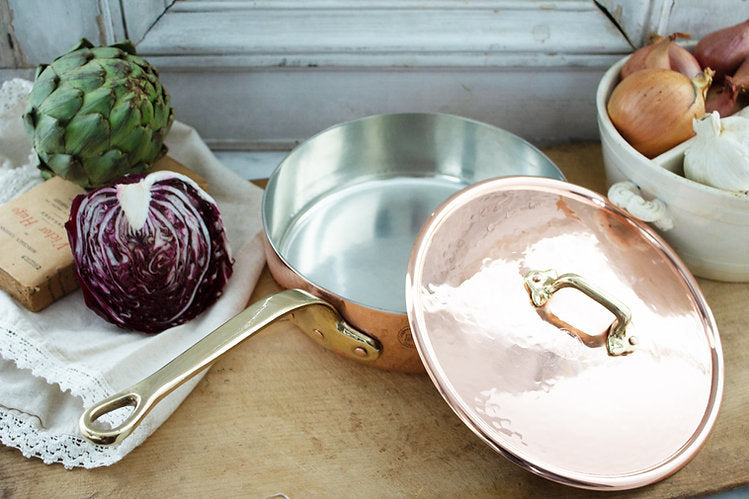 Copper Medium Sauté Pan | Vintage Inspired - Sumiye Co