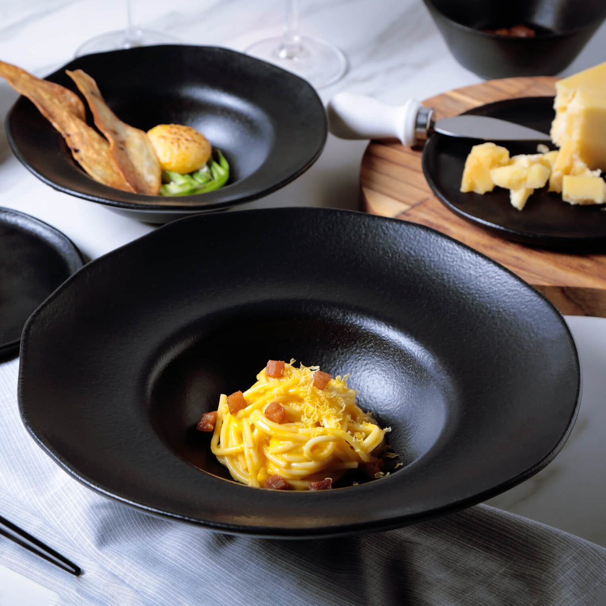 Deep Rim Plate Set of 4