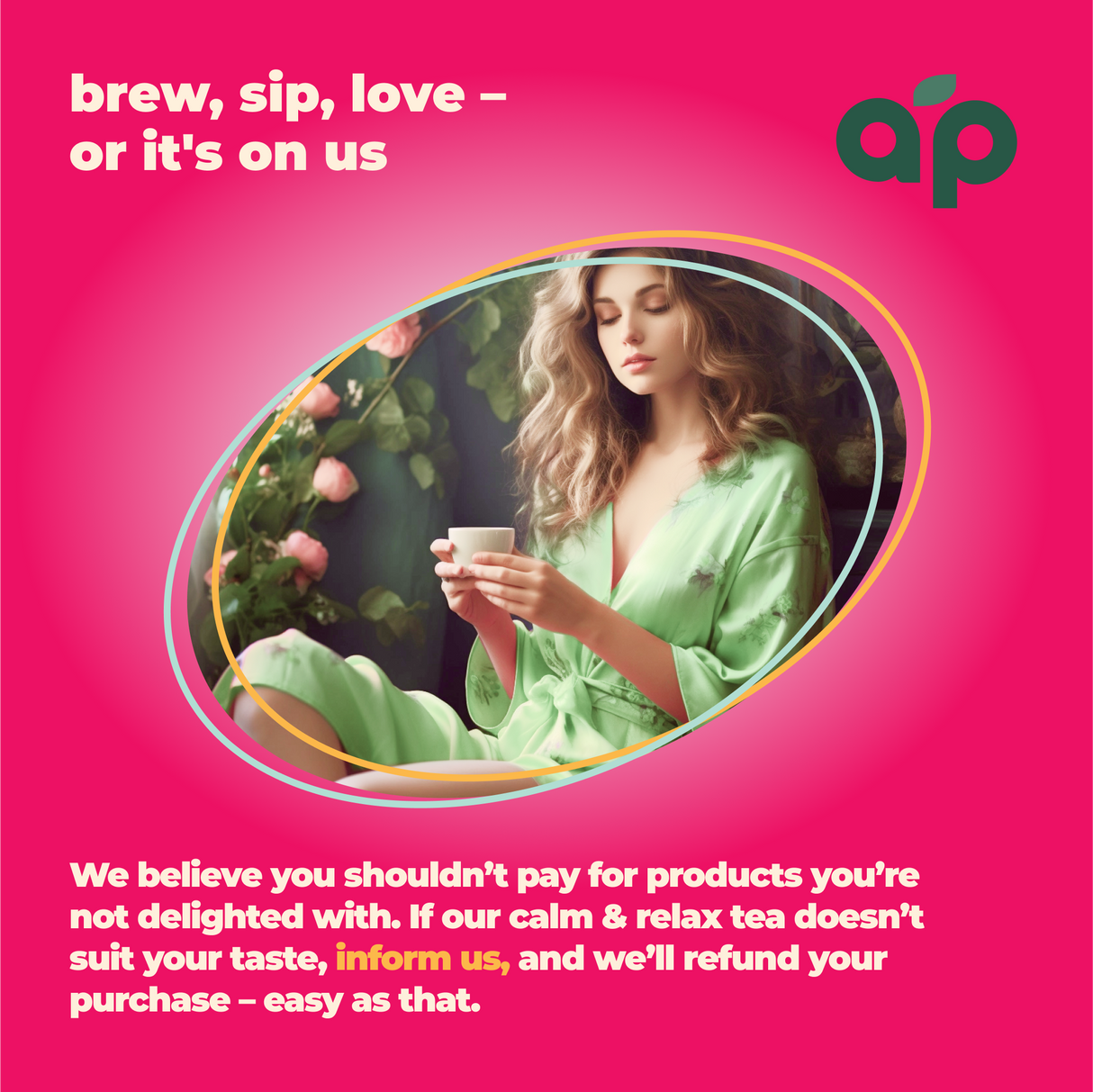 Calm and Relax Herbal Tea, 60 bags - Sumiye Co