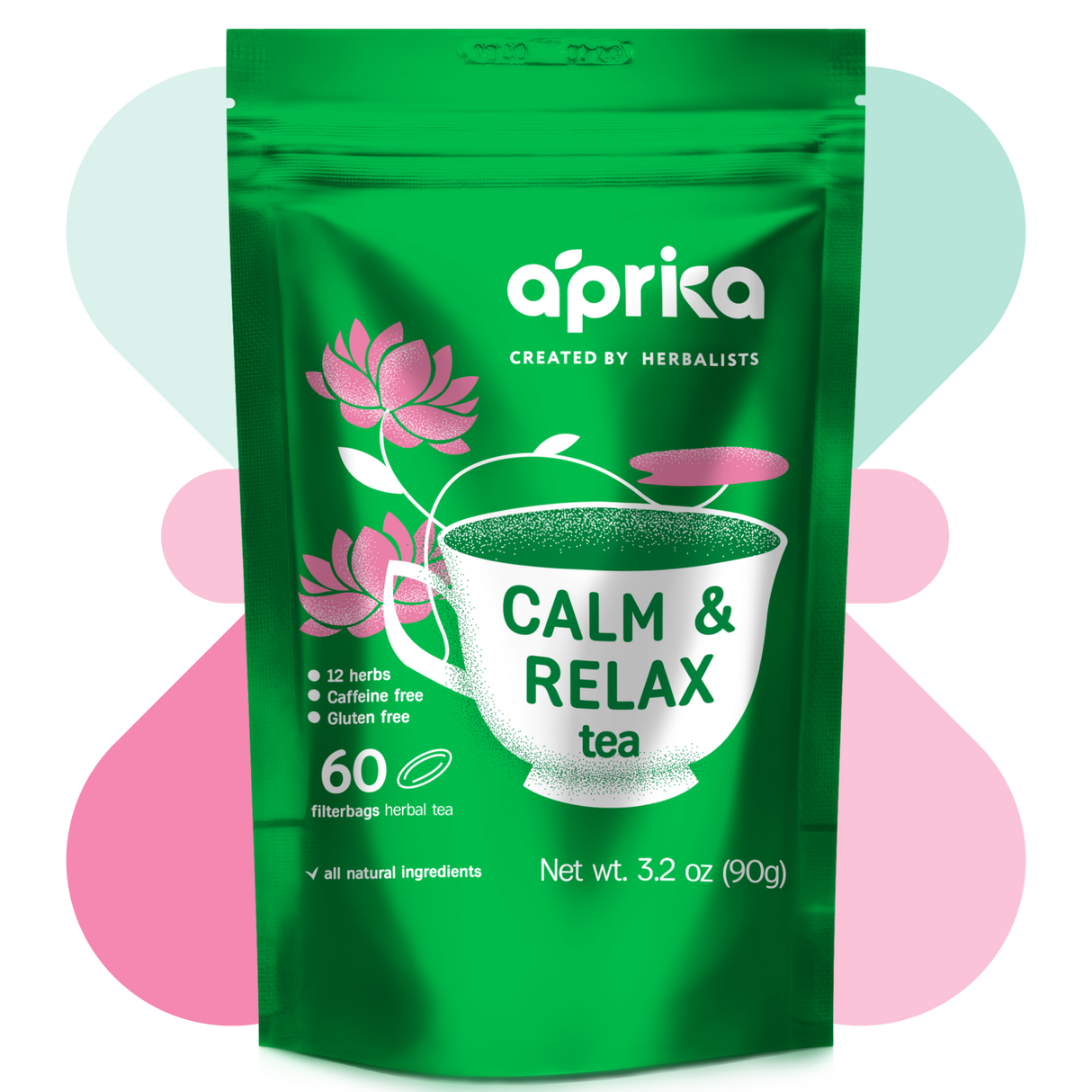 Calm and Relax Herbal Tea, 60 bags - Sumiye Co