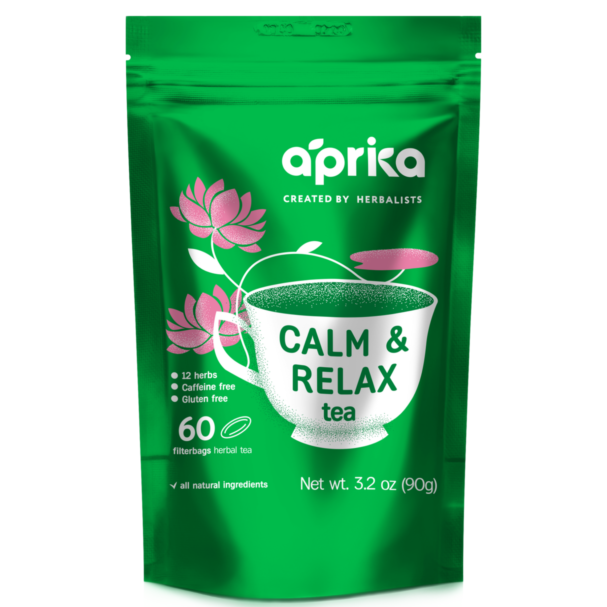 Calm and Relax Herbal Tea, 60 bags - Sumiye Co