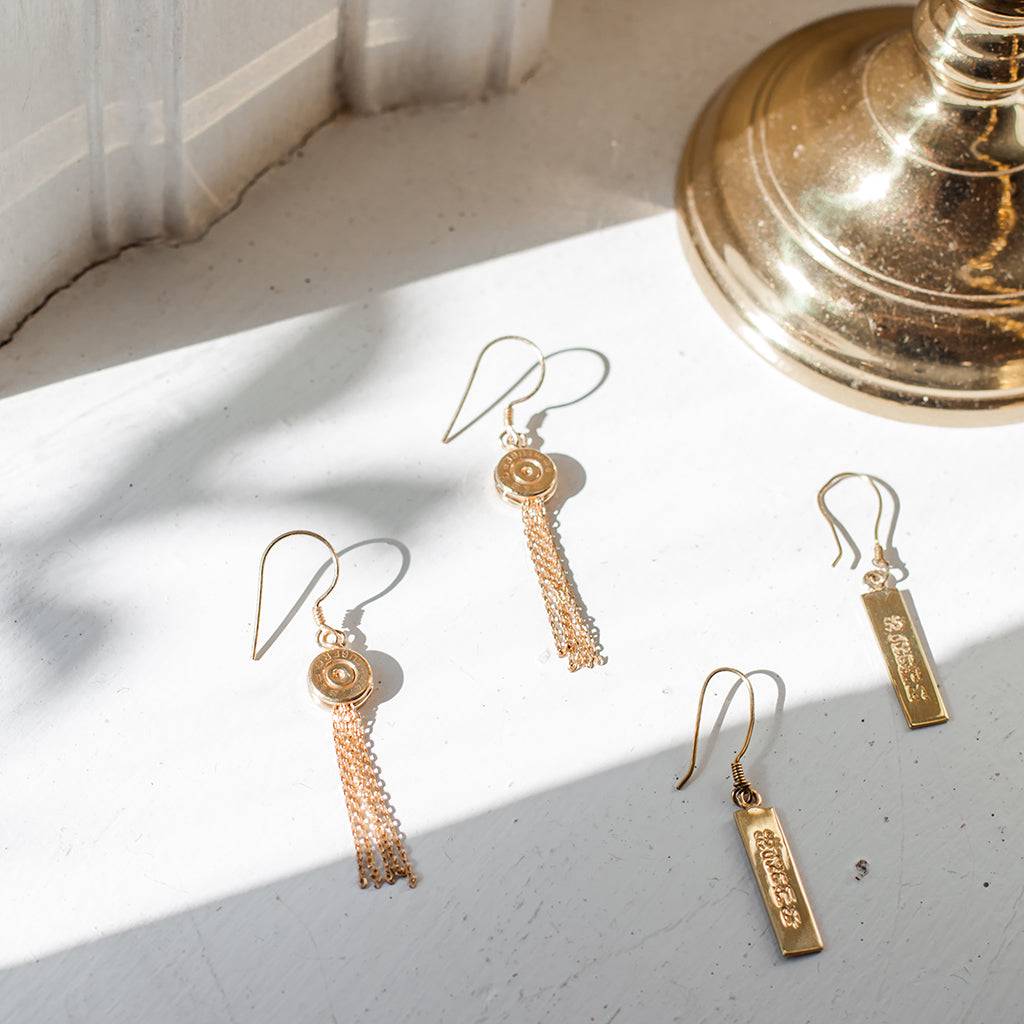 Bullet Tassel Earrings by SLATE + SALT - Sumiye Co