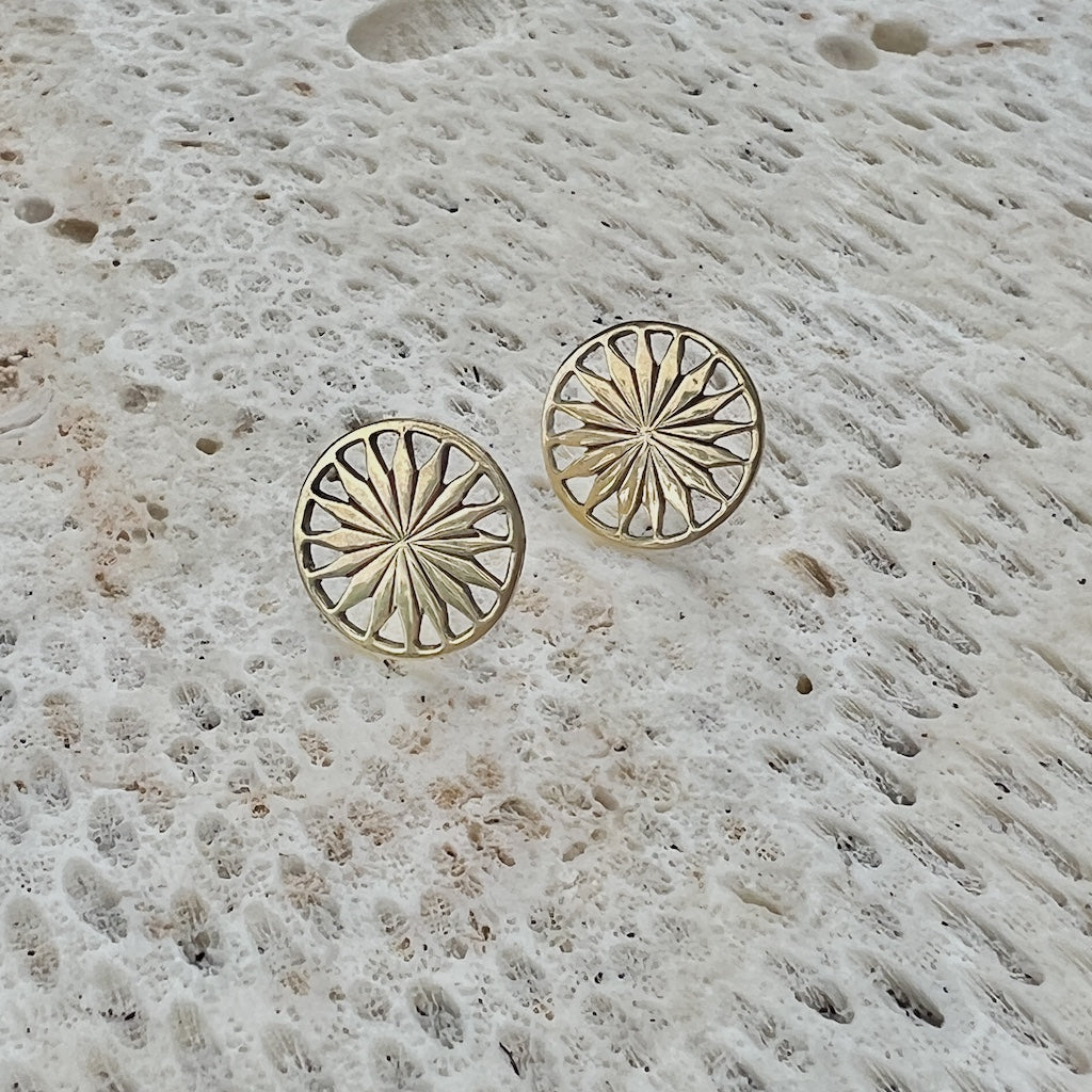 Cambodian Sunshine Stud Earrings-1