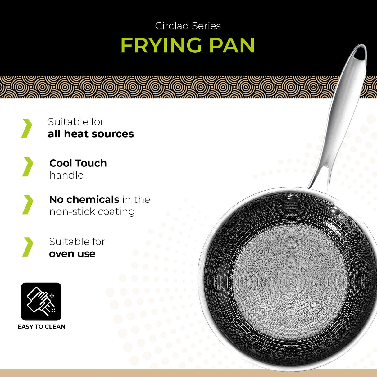 BE | LIVING CIRCLAD Series Frying Pans