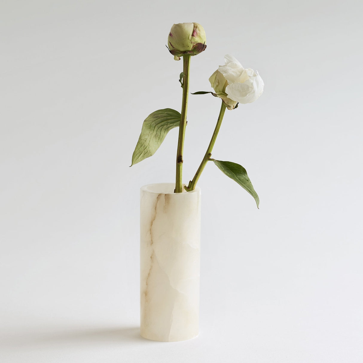Alabaster Narrow Vase - Sumiye Co