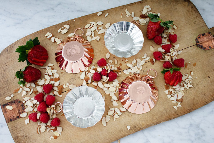 Copper Tartlet Moulds (Set of 4) | Vintage French Inspired - Sumiye Co